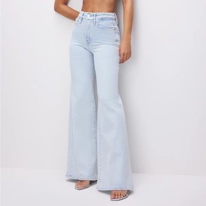 NWT Good American Palazzo Jeans
